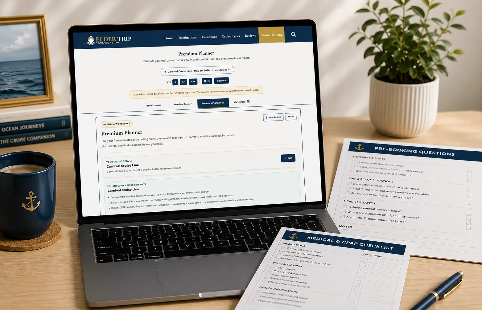 Premium Cruise Planner preview